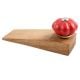 2 Pieces Red Big Melon Ceramic Wooden Door Stopper